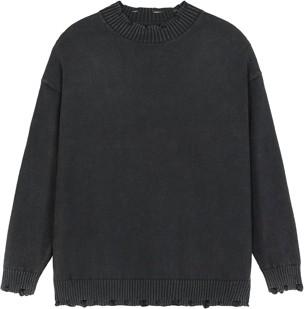 Oversized Cable Knit Sweater - Unisex Long Sleeve Jumper in a Relaxed Cut for Streetwear Through Winter - Jacquard Beige